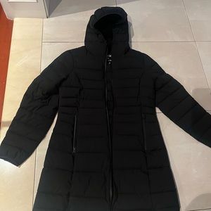 Abercrombie Ladies Long Stretch Light Weight Puffer